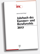 Jahrbuch des Kammer- und Berufsrechts 2017 (Cover)